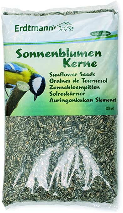 Erdtmanns Sunflower Seeds, 2.5 Kg