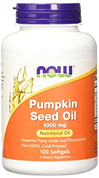 Now Foods Pumpkin Oil 1000Mg Soft-Gels, 100-Count