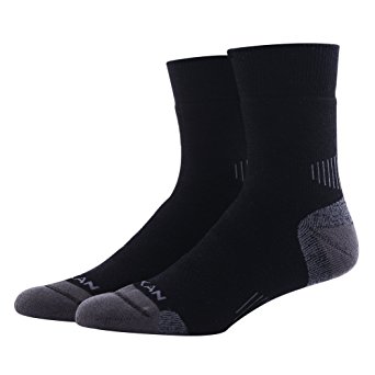 Hiking / Trekking Outdoors Socks, MEIKAN Mens Merino Wool Cushion Crew Socks 1, 3, 4, 6 Pairs