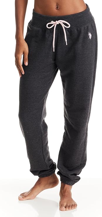 U.S. Polo Assn. Womens Sweatpants, French Terry Sweat Pants, Breathable and Comfortable Joggers for Women