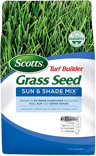 Scotts Turf Builder Grass Seed - Sun and Shade Mix, 20-Pound (Not Sold in Louisiana)