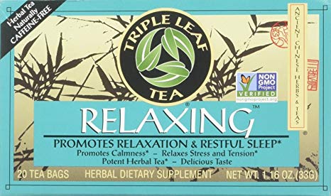 Chinese Medicinal Tea-Relaxing Herbal Tea Triple Leaf Tea 20 Bag