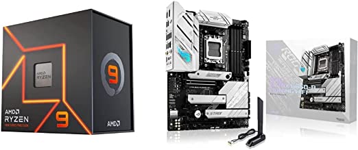 AMD Ryzen™ 9 7900X 12-Core, 24-Thread Unlocked Desktop Processor ASUS ROG Strix B650-A Gaming WiFi 6E AM5(LGA1718)Ryzen 7000 Gaming Motherboard(12 2 Power Stages,DDR5,3xM.2 Slots,PCIe® 4.0, 2.5G LAN)