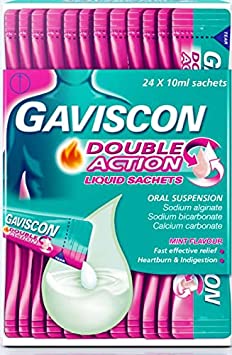 Gaviscon Double Action Liquid Sachets, Pack of 24