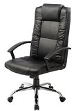 Merax Executive High-back Swiveltilt Chair Pu Leather Black