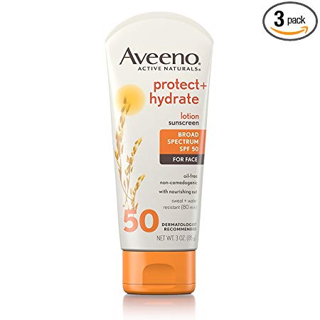 Aveeno SPF#50 Protect Hydrate Lotion 3 Ounce (88ml) (3 Pack)