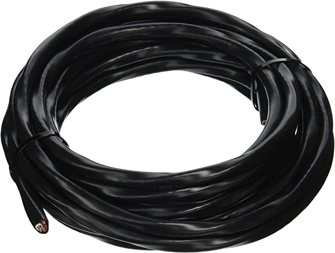 Southwire 63949221 25' 8/3 with ground Romex brand SIMpull residential indoor electrical wire type NM-B, Black