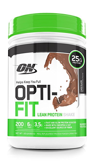 Optimum Nutrition Opti-Fit Lean Protein Shake, Chocolate, 1.83 Pound