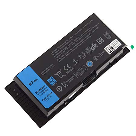 Hubei FV993 FJJ4W Remplacement Battery Compatible for Dell Precision M4600 M4700 M4800 M6600 M6700 M6800 Series PG6RC 7DWMT JHYP2 K4RDX V7M28 KJ321 (11.1V 97WH)