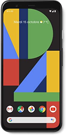 Google Pixel 4 Smartphone 4G LTE 64 GB GSM 5.7" 2160 x 1080 Pixel (444 ppi) Flessibile OLED, RAM 6 GB (fotocamera anteriore da 8 megapixel), 2 x Telecamere posteriori, Android Semplice Nero