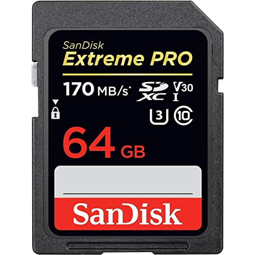 SanDisk 64GB Extreme PRO UHS-I SDXC Memory Card