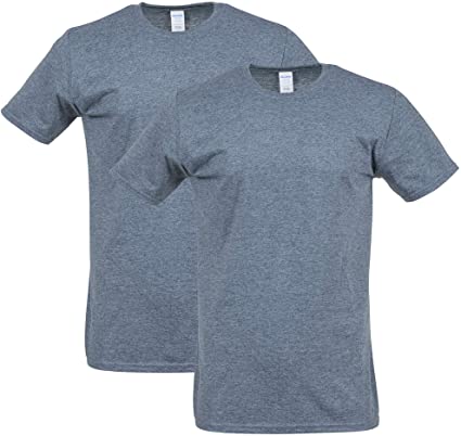 Gildan Men's Softstyle Cotton T-Shirt, Style G64000, 2-Pack