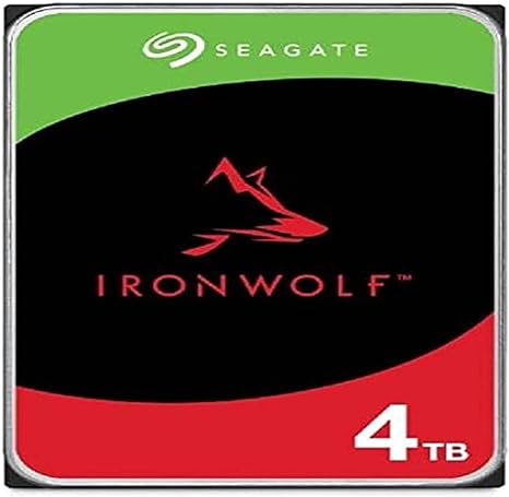 Seagate Compatible IronWolf ST4000VN006 - Festplatte - 4 TB - SATA 6Gb/s,Noir