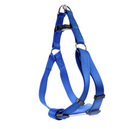 ColorPet Step-in Harnesses for Dog Classic Solid No Pull Adjustable Dog Harness Easy to Fit Easy To Use High density Webbing Comfortable for Dogs Comes with A Color Matched Leash