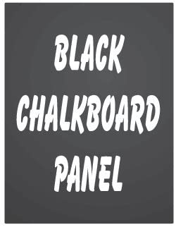NEOPlex 24" x 36" Black Chalkboard Replacement Panel for Sidewalk Sandwich Board A-Frame Signs