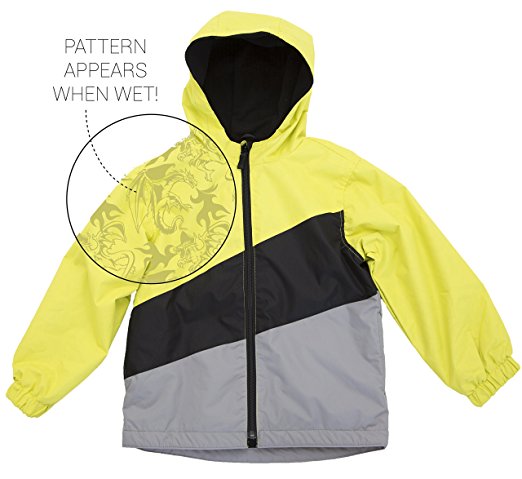 Therm Boys Magic Pattern Rain Jacket, Rain Jackets For Boys