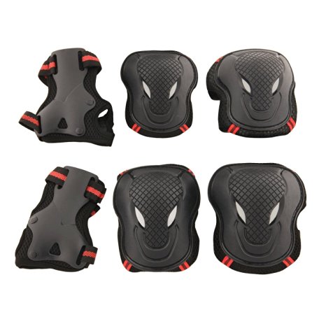 YIMAN Safety Protective Gear S,M,L Size Keen,Elbow,Wrist 6pcs Set Protective Pads