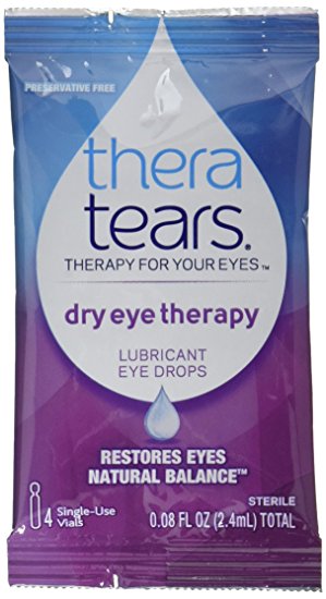 TheraTears Dry Eye Therapy Lubricant Eye Drops Single-Use,32 Count