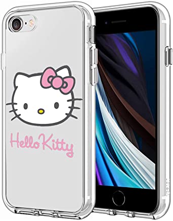 iPhone 7 Case iPhone 8 Case iPhone SE Case Clear Case Cover iPhone Case (Hello-Kitty)