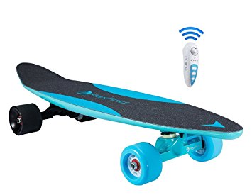 Maxfind 27" Electric Skateboard, World's Most Portable Motorized Penny Board with 4 colors for Kids, Boys, Girls, Youths, Beginners