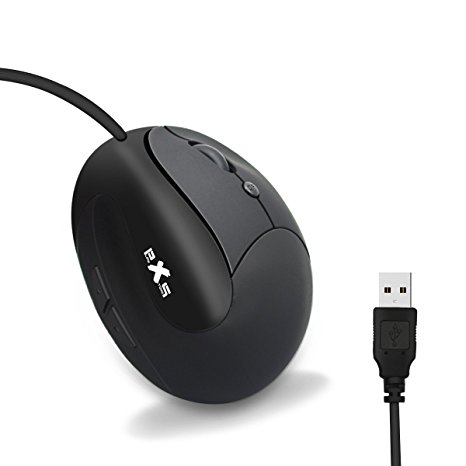 TAIR Optical Vertical Mouse,6-Button With DPI Switch,USB Mouse For Health And Comfort.