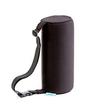 Lumbar Roll by DeLite Touch - Memory Foam with Long Adjustable Straps and Clip Fastener - Relieves Lower Back Pain - Physical Therapy Support - Compatible with Car and Office Chairs