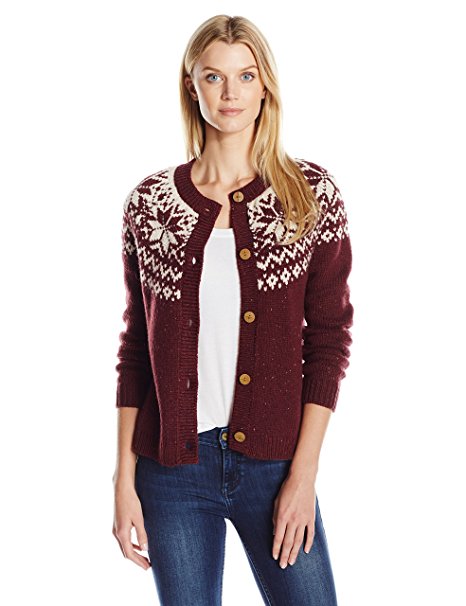 Woolrich Women's Snowfall Valley Cardigan Sweater