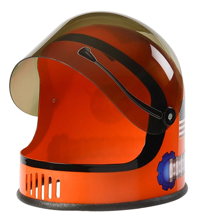Aeromax Youth Astronaut Helmet with Movable Visor, Orange