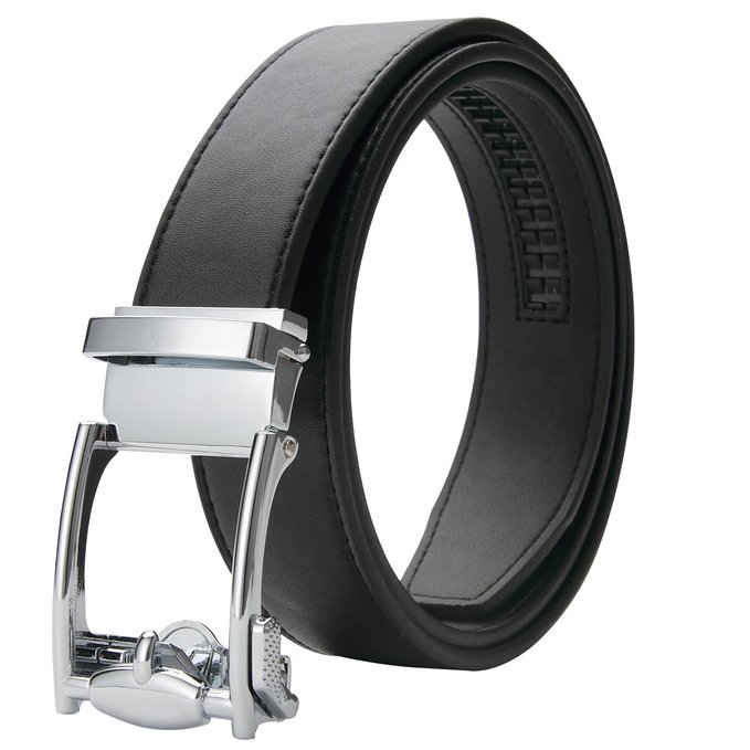 XIANGUO Men's Automatic Buckle Leather Belts