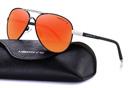 MERRY'S Men's Polarized Driving Sunglasses For Men Unbreakable Frame UV400 S8513