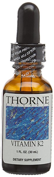 Thorne Research - Vitamin K2 Liquid (1 mg/drop) - Concentrated Vitamin K2 Supplement - 30 ml