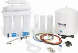 5 Stage Reverse Osmosis Undersink Water Filter System 50 GPD With Storage Tank