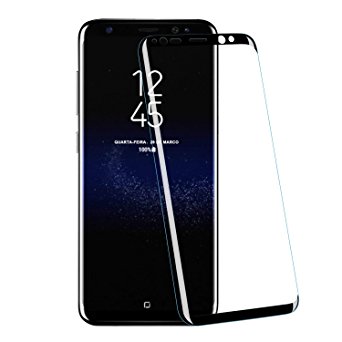 Galaxy S8 Plus Screen Protector RUCHBA [9H Tempered Glass] Case Friendly [3D Curved Protection] HD Anti-Scratch Anti-Bubble