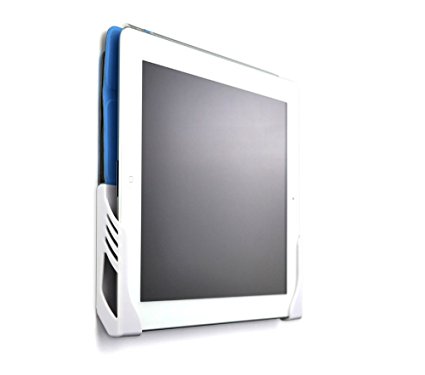 White Koala Damage-free Tablet Wall Mount Dock by Dockem; for iPad, Android and Windows Tablets, and Smartphones