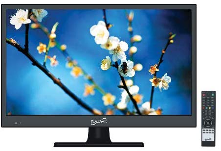 SuperSonic SC-1511H LED Widescreen HDTV 15" Flat Screen with USB Compatibility, SD Card Reader, HDMI & AC/DC Input: Built-in Digital Noise Reduction with HDMI Cable Included (2019 Model)
