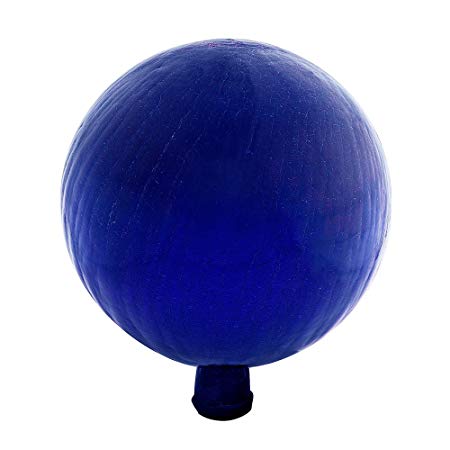 Achla Designs 12-Inch Crackle Gazing Globe Ball, Blue