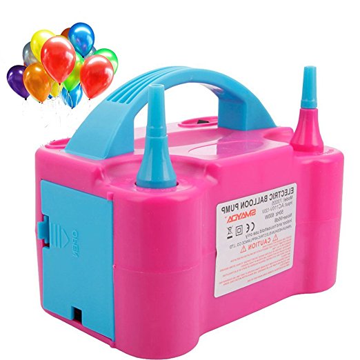 Portable Dual Nozzle Electric Balloon Pump 600W 110V Balloon Blower Air Pump Inflator for Decoration