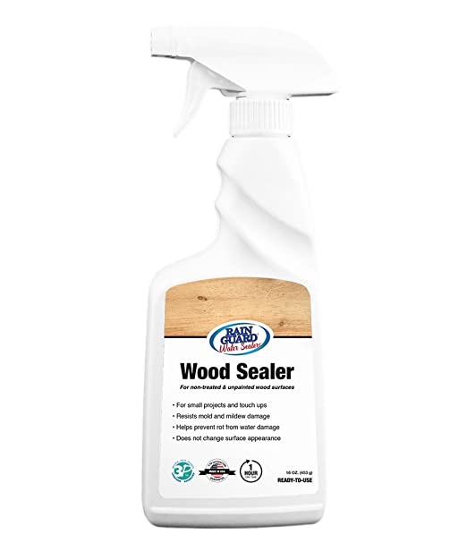 Rainguard International SP-8006 Ready to Use 16 oz Spray Bottle Premium Wood Sealer, Water Repellent Protection for Wood Surfaces