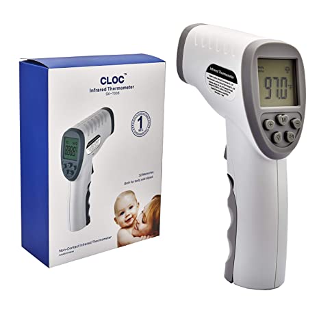 Non-Contact Digital Infrared Forehead Thermometer Gun with LED Display,for Babies, Kids, Toddlers and Adults, Display is Digital and Accurate, FDA,CE, Precise Fever Tracking at Home
