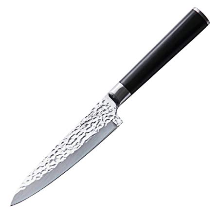 MICHELANGELO Utility Knife 5 Inch High Carbon Stainless Steel, Kitchen Knife Perfect for Cutting Cheese, Fruit, Vegetable, Bread