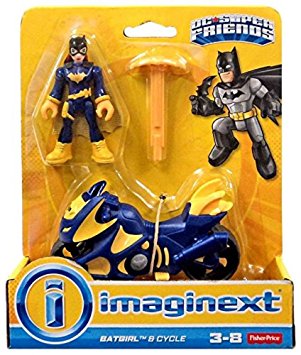 Fisher-Price, Imaginext, DC Super Friends, Batgirl Action Figure and Cycle