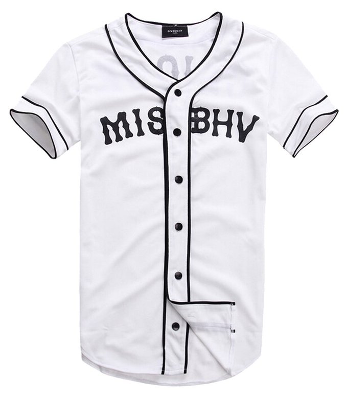 Hip-hop Unisex La Street Misbhv Dope Hba Baseball Ktz Punk Rap Shirt