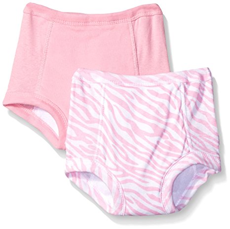Gerber Baby Girls' 2 Pack Training Pant with Peva Lining