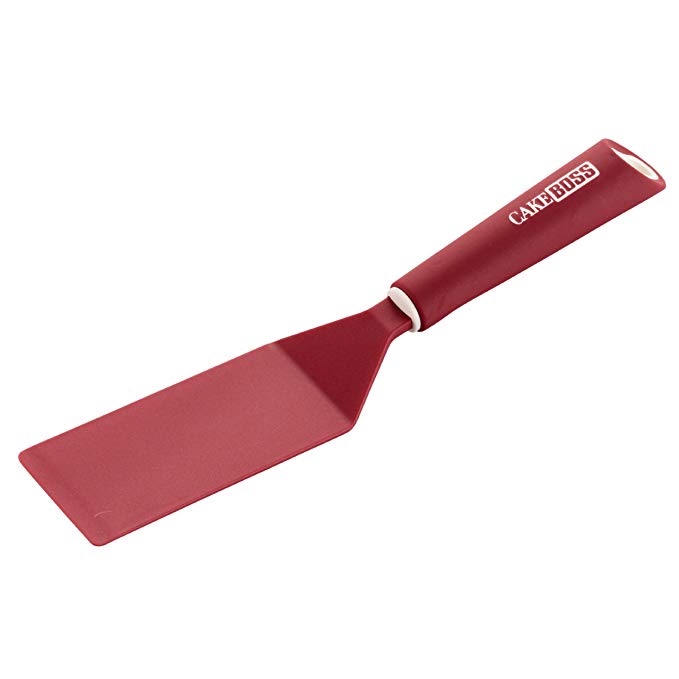 Cake Boss Nylon Tools and Gadgets Brownie Spatula, Red