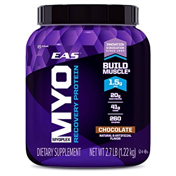 EAS Myoplex Recovery Protein Powder, Chocolate, 2.7 Pound