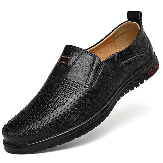 MOHEM Mens Octopus Comfort Driving Car Soft Flats Slip On Loafers Casual Boat Shoes