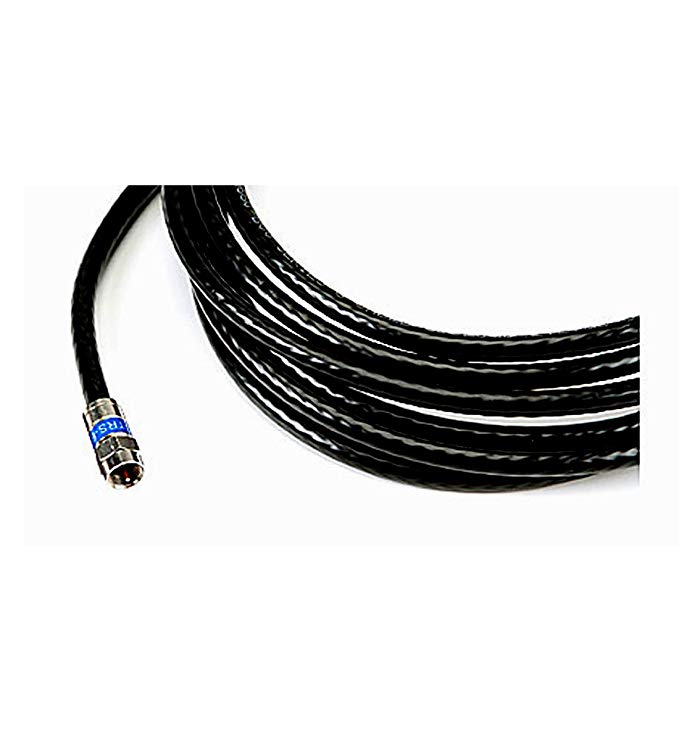 Vanco FFRG6UL100PK Weatherproof RG6 "F" Type Plug to "F" Type Plug Coaxial Cable, 100-Feet