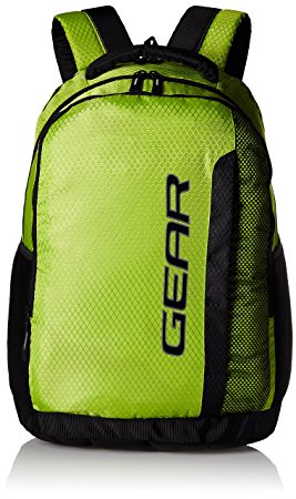 Gear 37 Ltrs Lime Green and Grey Casual Backpack (METLPCMQ30304)