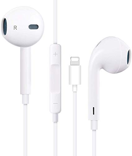 Earphones, with Microphone Earbuds Stereo Headphones and Noise Isolating Headset Made Compatible with iPhone Xs/Max/XR/8 Plus/8/7 7Plus/7/X-05