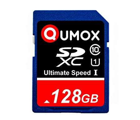 QUMOX SD XC 128 GB/128GB 128GB SDXC Class 10 UHS-I Secure Digital Memory Card HighSpeed Write Speed 60MB/s Read Speed upto 80MB/S